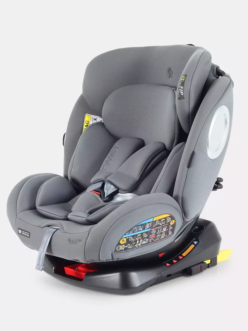 Автокресло Rant Basic Twist Next isofix группа 0+/1/2/3 (0-36 кг) Grey