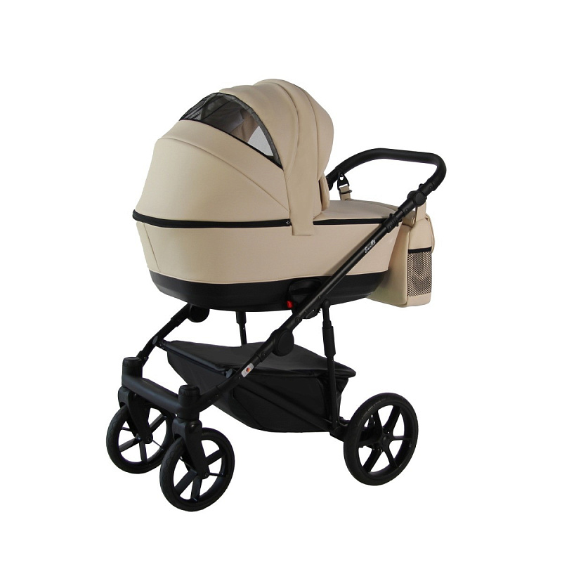 Детская коляска Sevillababy Tisso 2 в 1 светло-бежевый экокожа