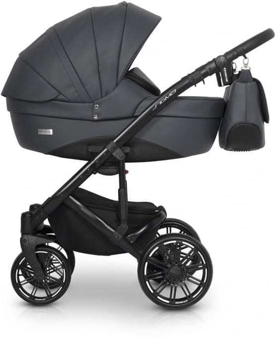 Коляска 3 в 1 Riko Sigma 01 черный