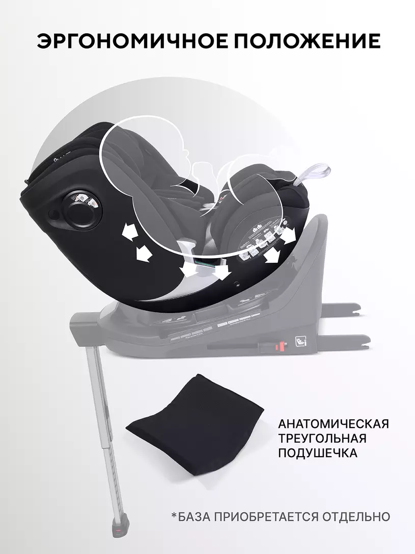 Автокресло Rant Aster Max (40-125 см) Black