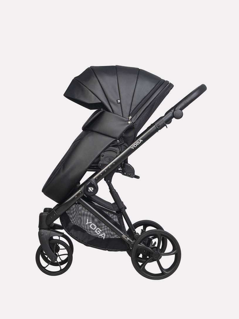 Коляска 2 в 1 Riko Basic Yoga Ecco 12 Black