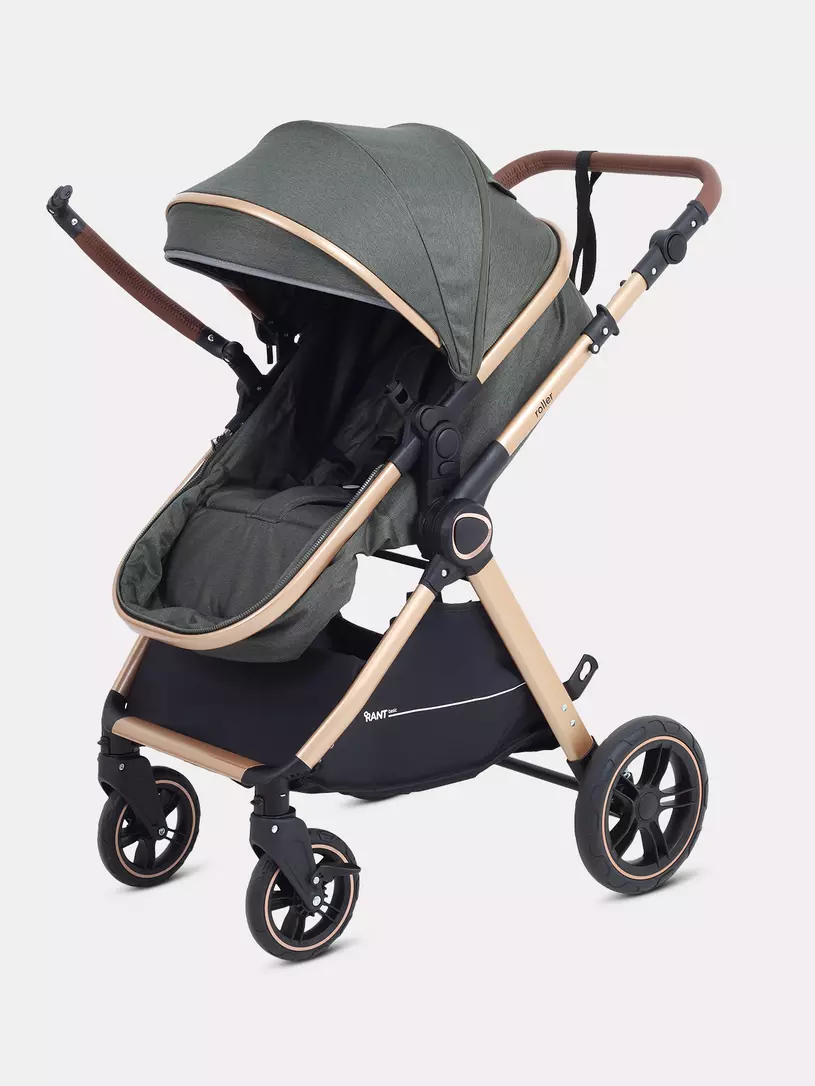 Коляска-трансформер Rant Basic Roller Gold 2024 Olive