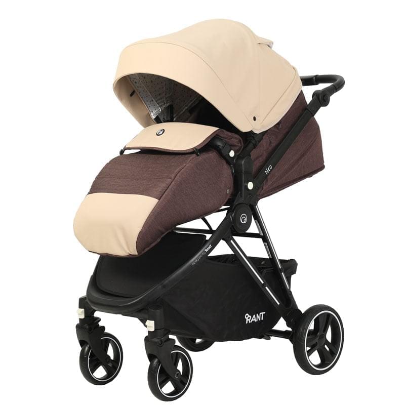Коляска 2 в 1 Rant Neo коричнево-бежевый