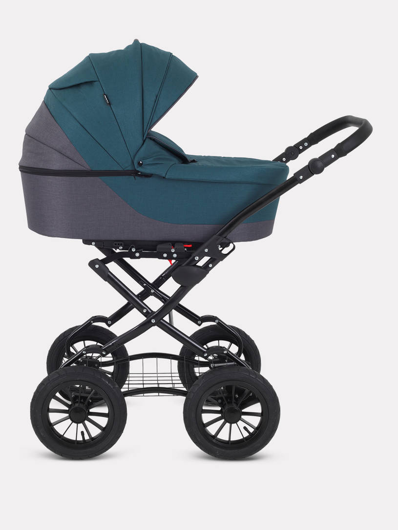Коляска 2 в 1 Rant Siena Classic 2024 04 серый - темно-бирюзовый