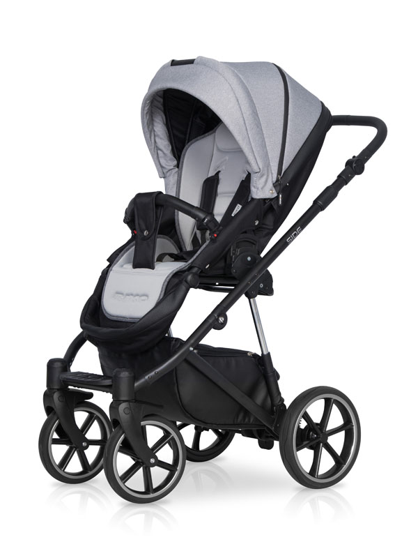 Коляска 2 в 1 Riko Side 01 Grey Fox серый