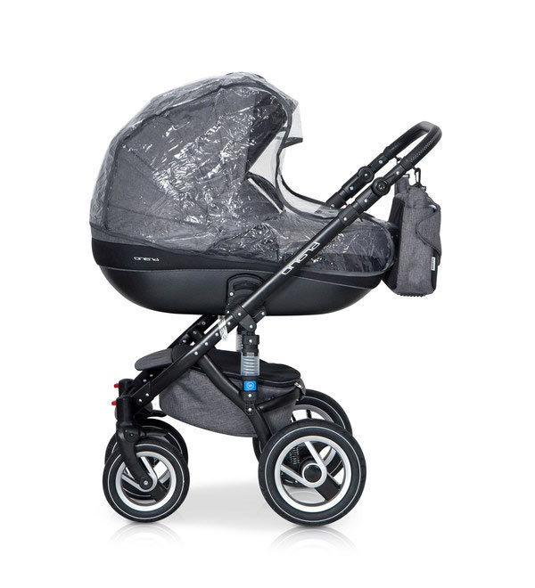 Коляска 2 в 1 Riko Bruno 01 серый