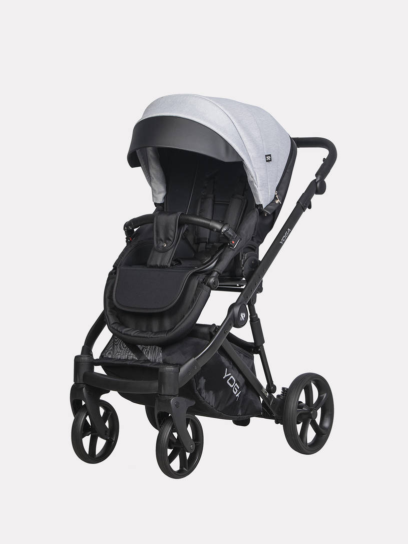 Коляска 2 в 1 Riko Basic YOGA, 03 СЕРЫЙ