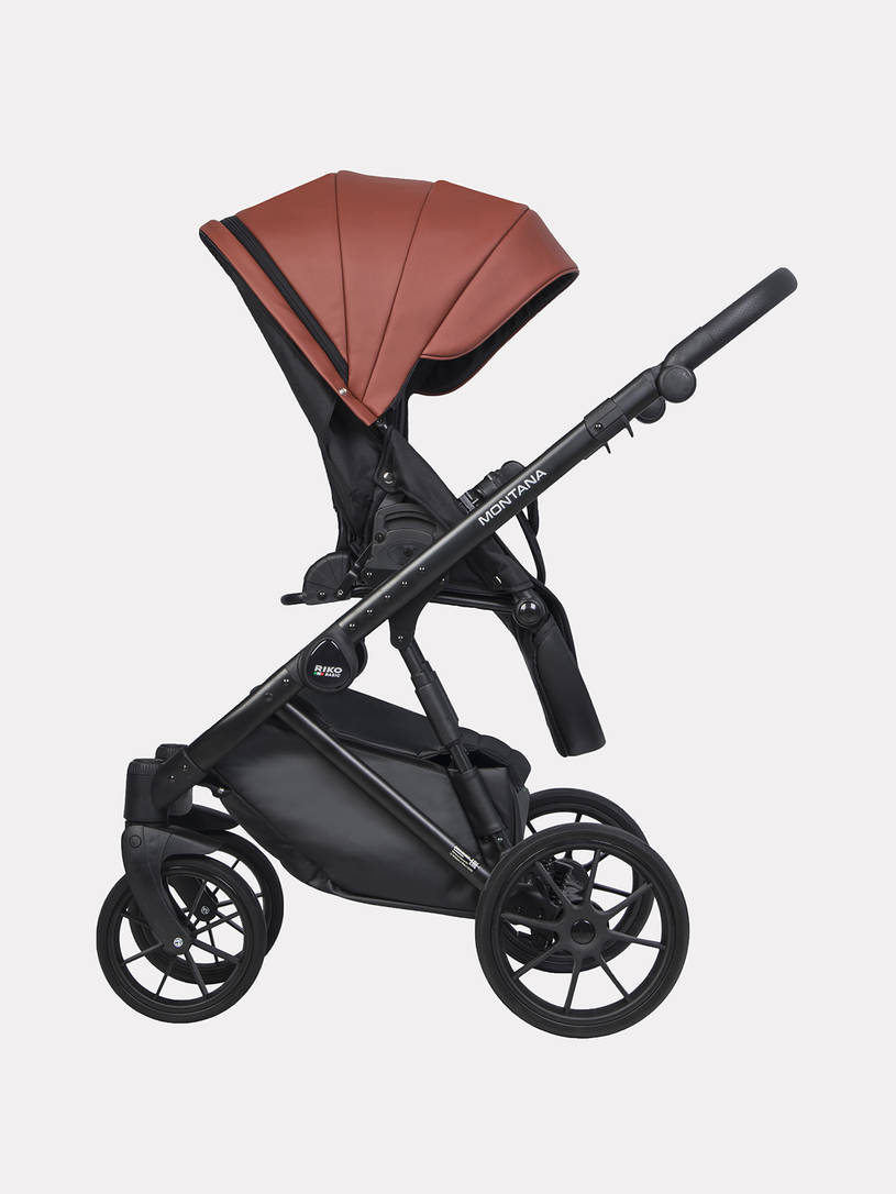 Коляска 2 в 1 Riko Basic Montana Ecco 17, Maroon