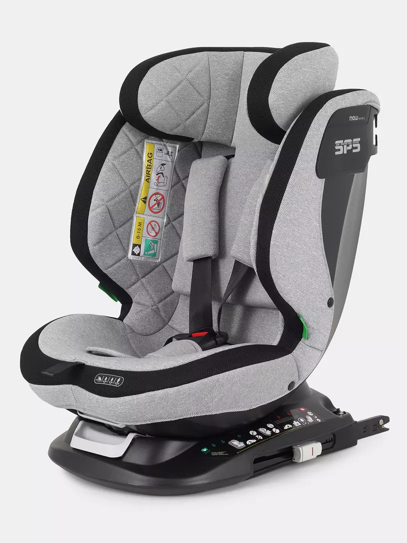 Автокресло Mowbaby Motion isofix (40-150 см) Light grey