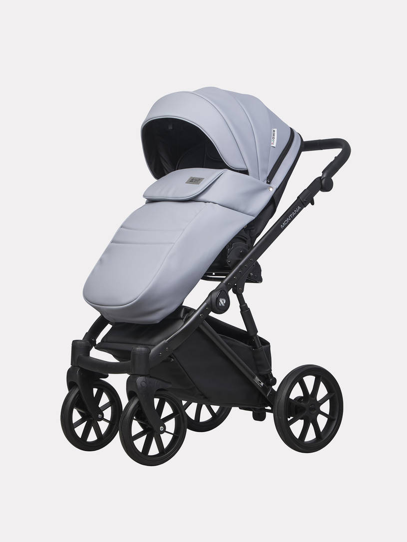 Коляска 2 в 1 Riko Basic Montana Ecco 23 Grey