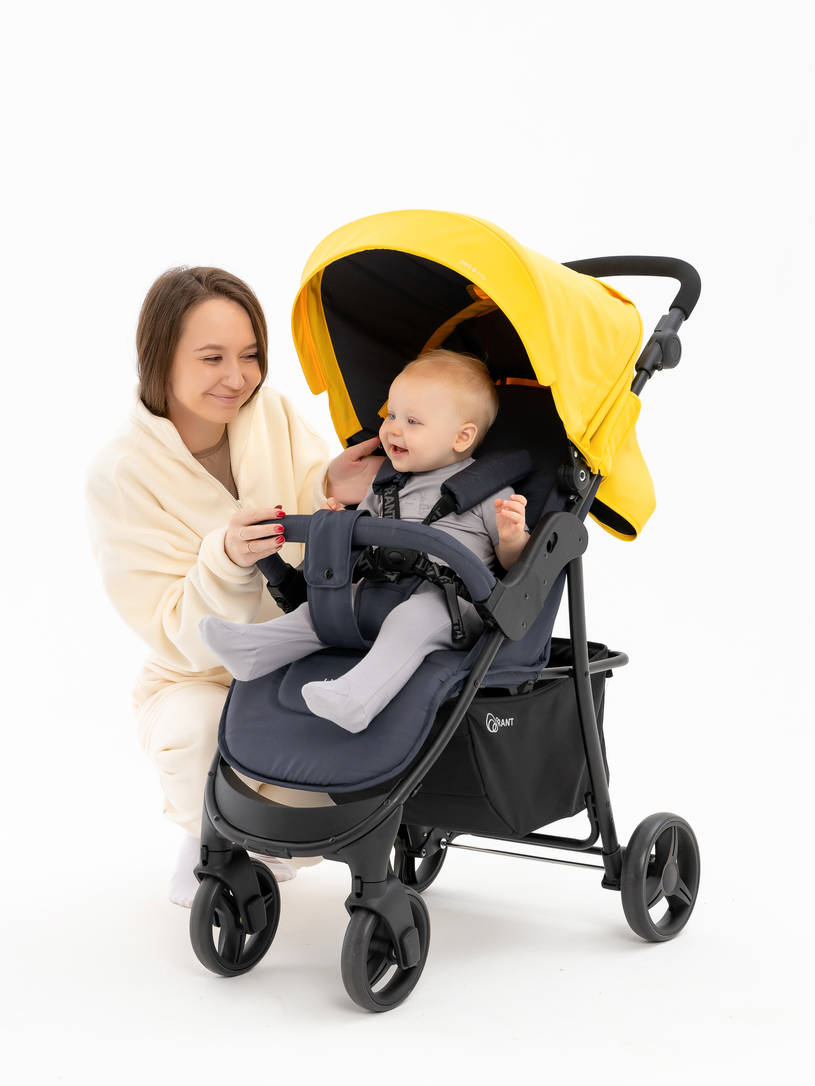 Коляска прогулочная Rant Basic Kira Yellow