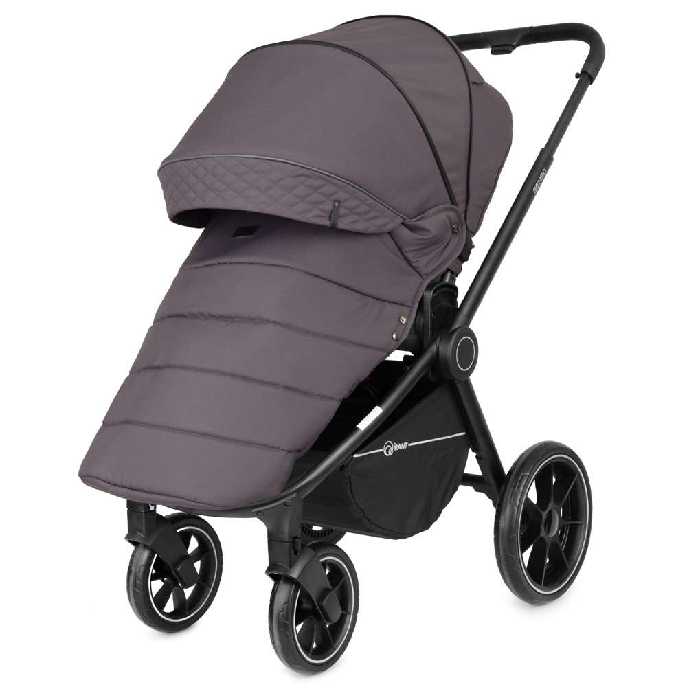 Коляска 2 в 1 Rant Senso Moon Grey темно-серый
