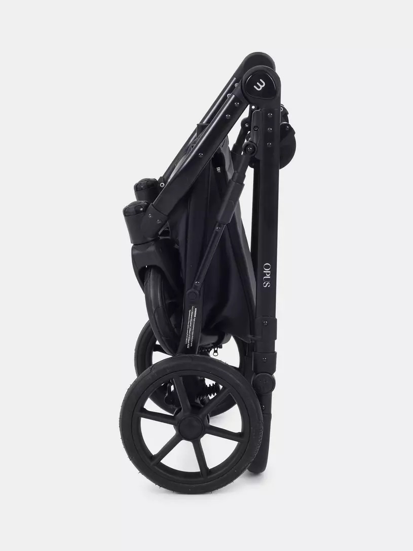 Коляска 3 в 1 Mowbaby Opus Midnight black, Черный