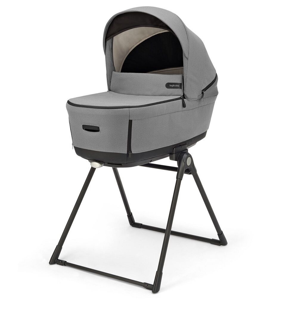 Коляска 3 в 1 Inglesina Aptica XT 2025 + Автокресло Inglesina Darwin i-Size (0-13 кг), Canyon Grey (Серый)