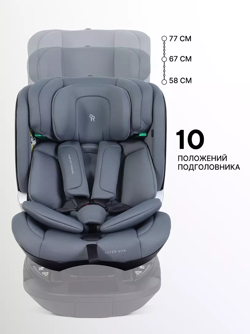 Автокресло Rant Aster Max (40-125 см) Graphite