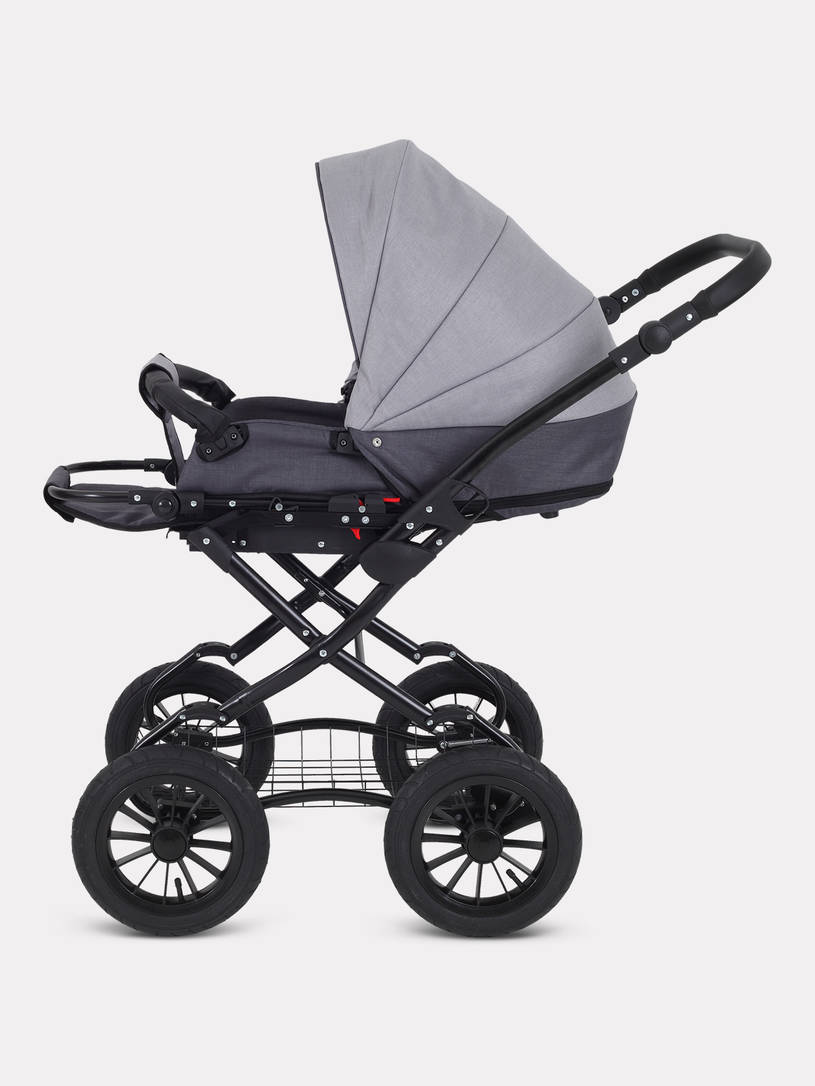 Коляска 2 в 1 Rant Siena Classic 2024 02 темно-серый - светло-серый
