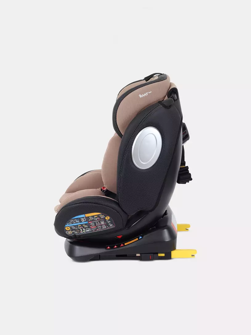 Автокресло Rant Basic Twist Pro Isofix 0/1/2/3 (0-36 кг) Beige
