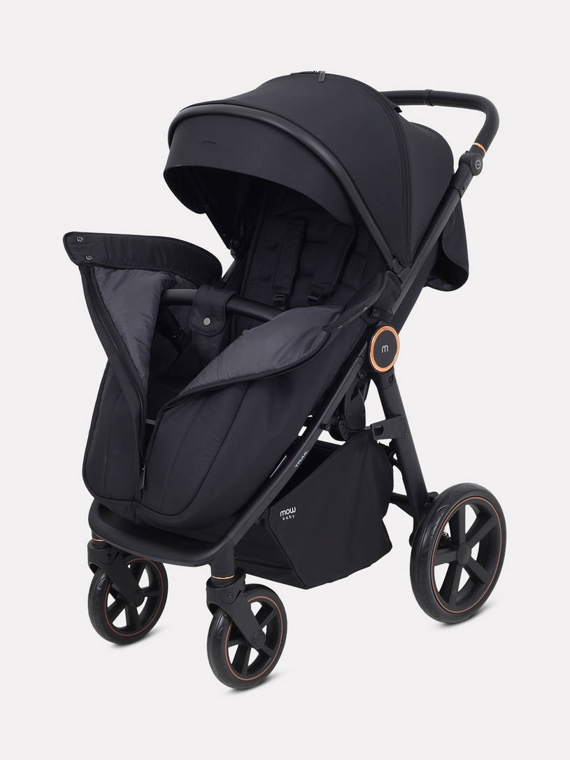 Коляска прогулочная Mowbaby Trail 2025 Black