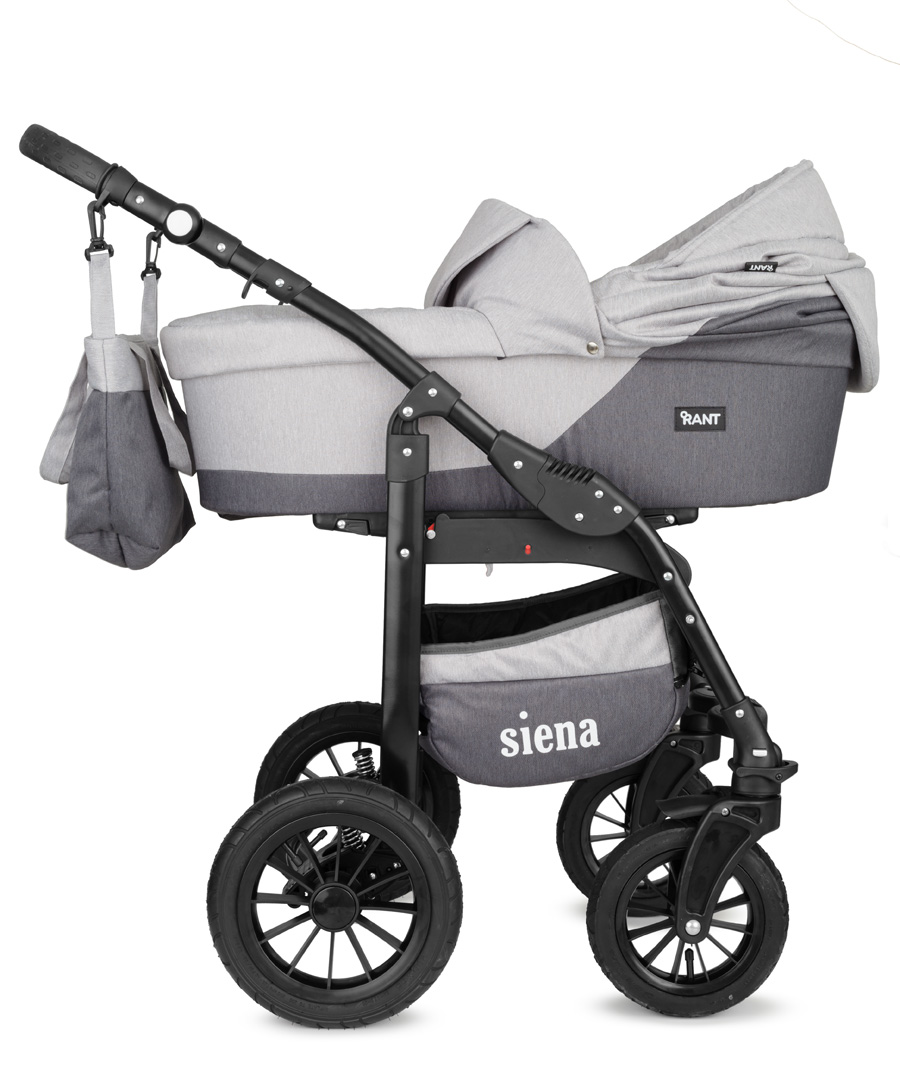 Коляска 3 в 1 Rant Siena 04 серый