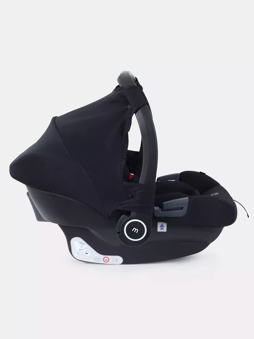 Коляска 3 в 1 Mowbaby Zoom Silver 2025 black