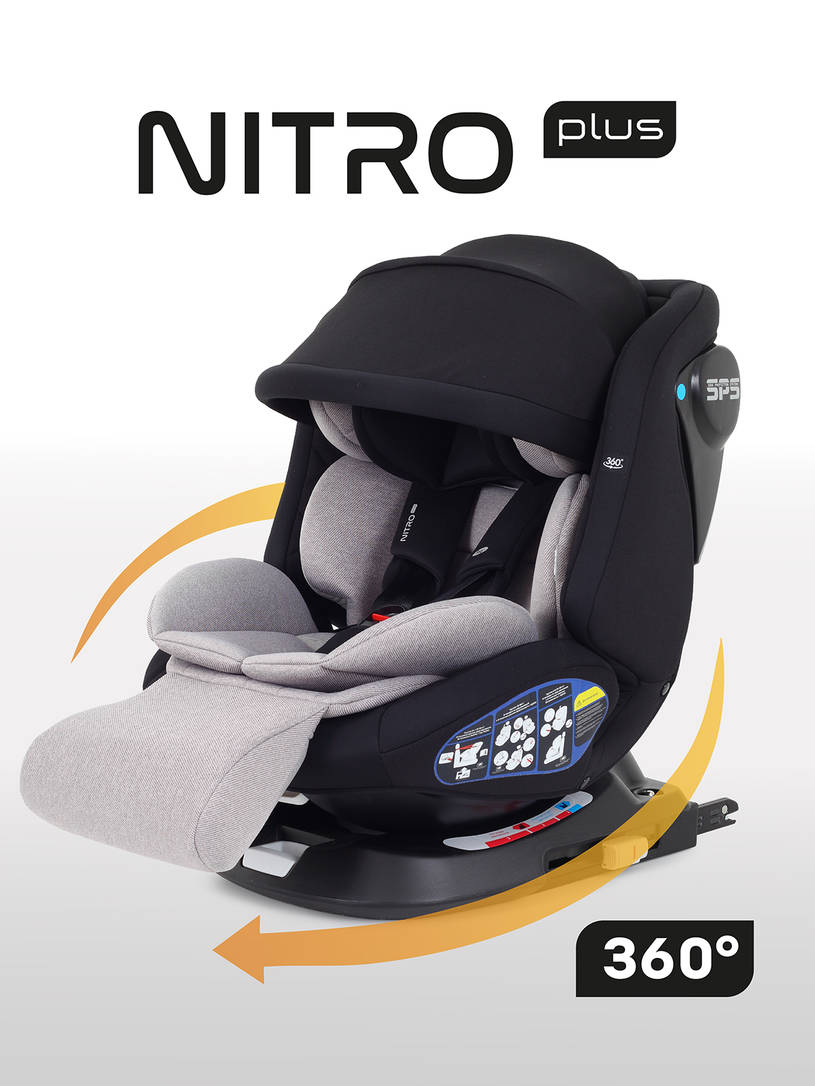 Автокресло Rant Nitro Plus isofix 0/1/2/3 (0-36 кг) Beige