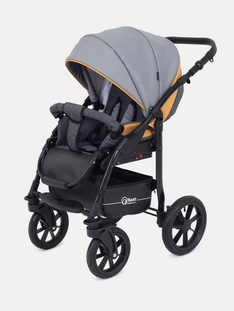Коляска 3 в 1 Rant Patio Grey/yellow