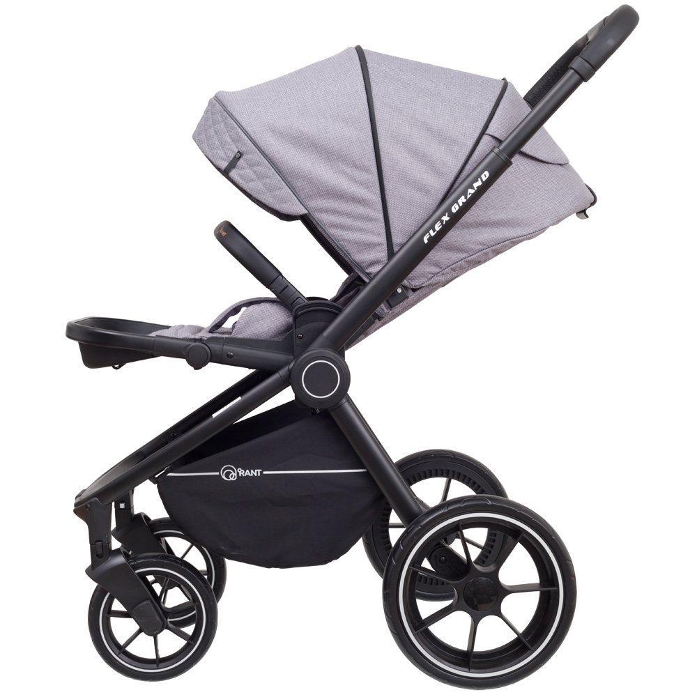 Коляска 3 в 1 Rant Flex Grand Mercury Grey серый