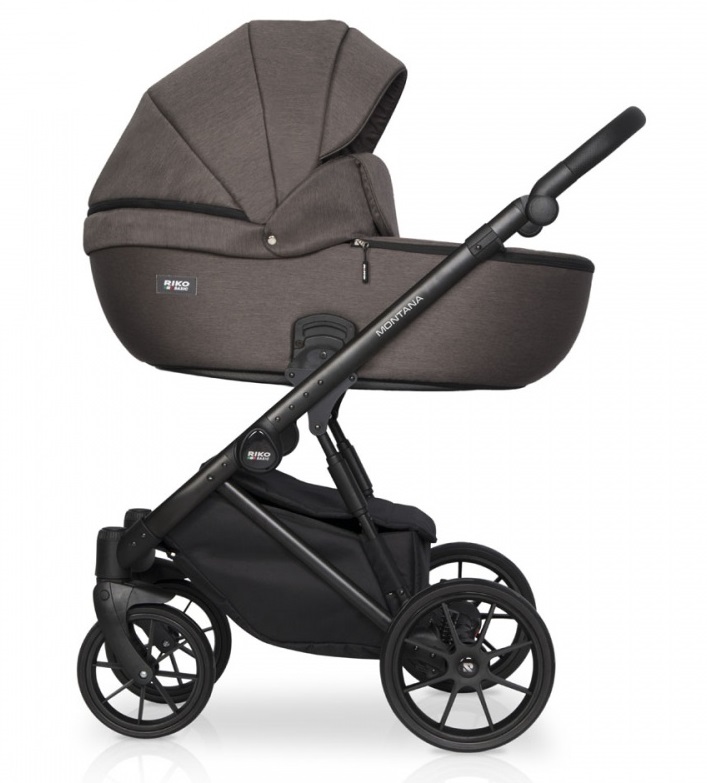 Коляска 3 в 1 Riko Basic Montana 01 коричневый