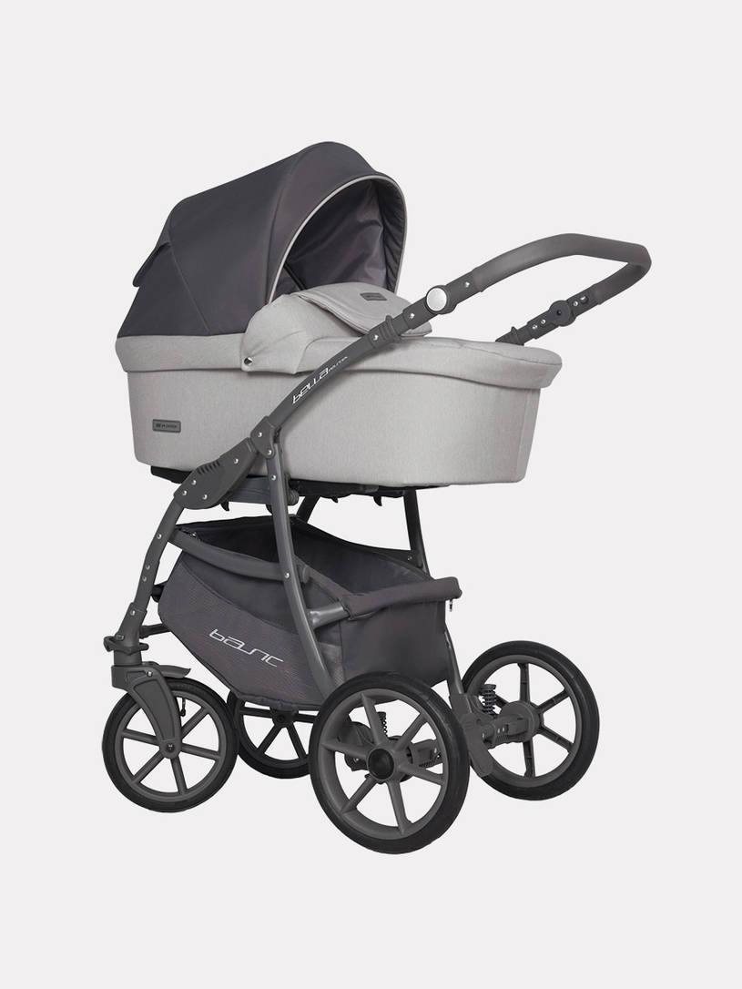 Коляска 2 в 1 Riko Basic Bella Pastel 01 серый