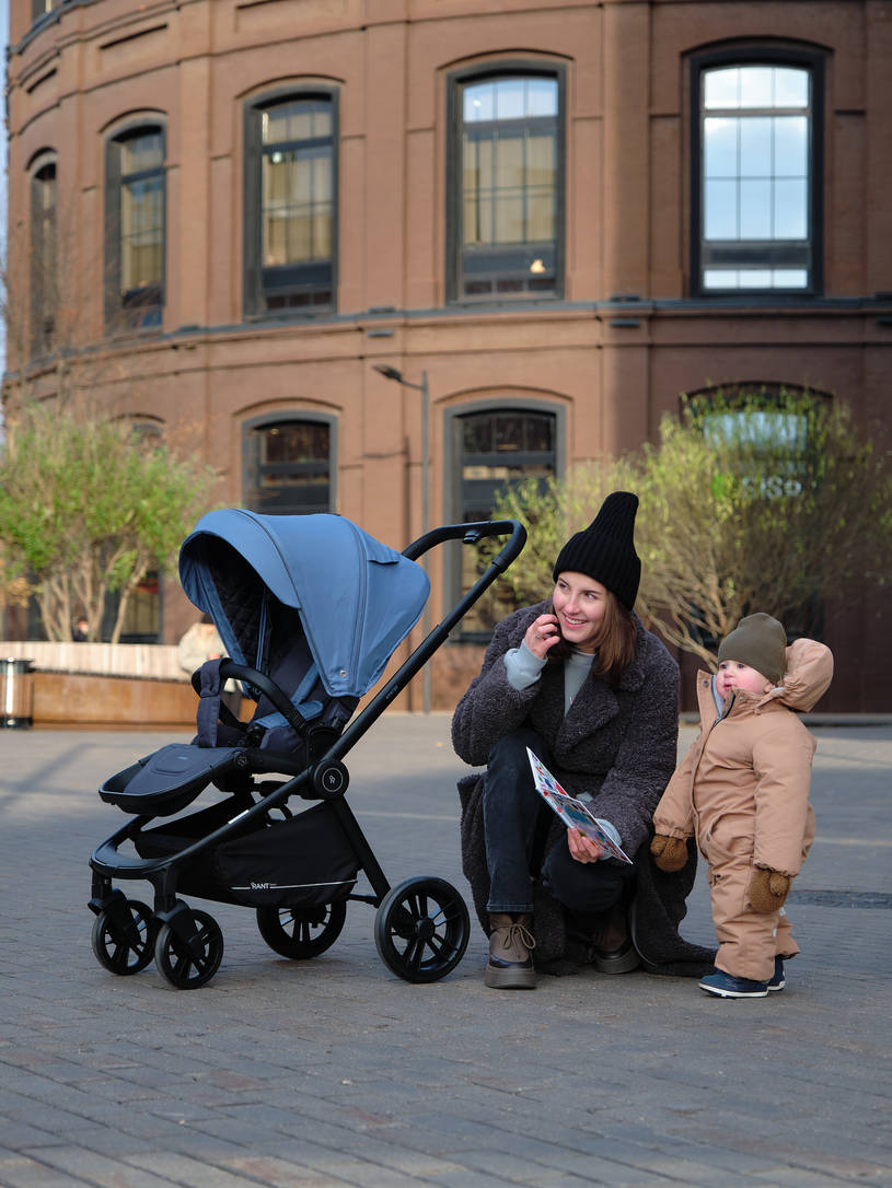 Коляска прогулочная Rant Basic Energy Blue