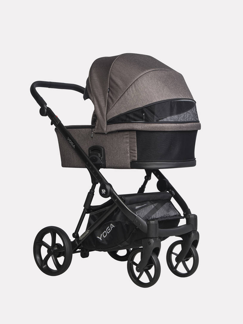 Коляска 2 в 1 Riko Basic YOGA, 02 КОРИЧНЕВЫЙ