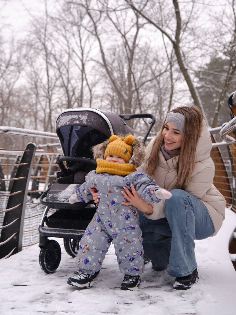 Коляска 3 в 1 Mowbaby Tilda Carbon