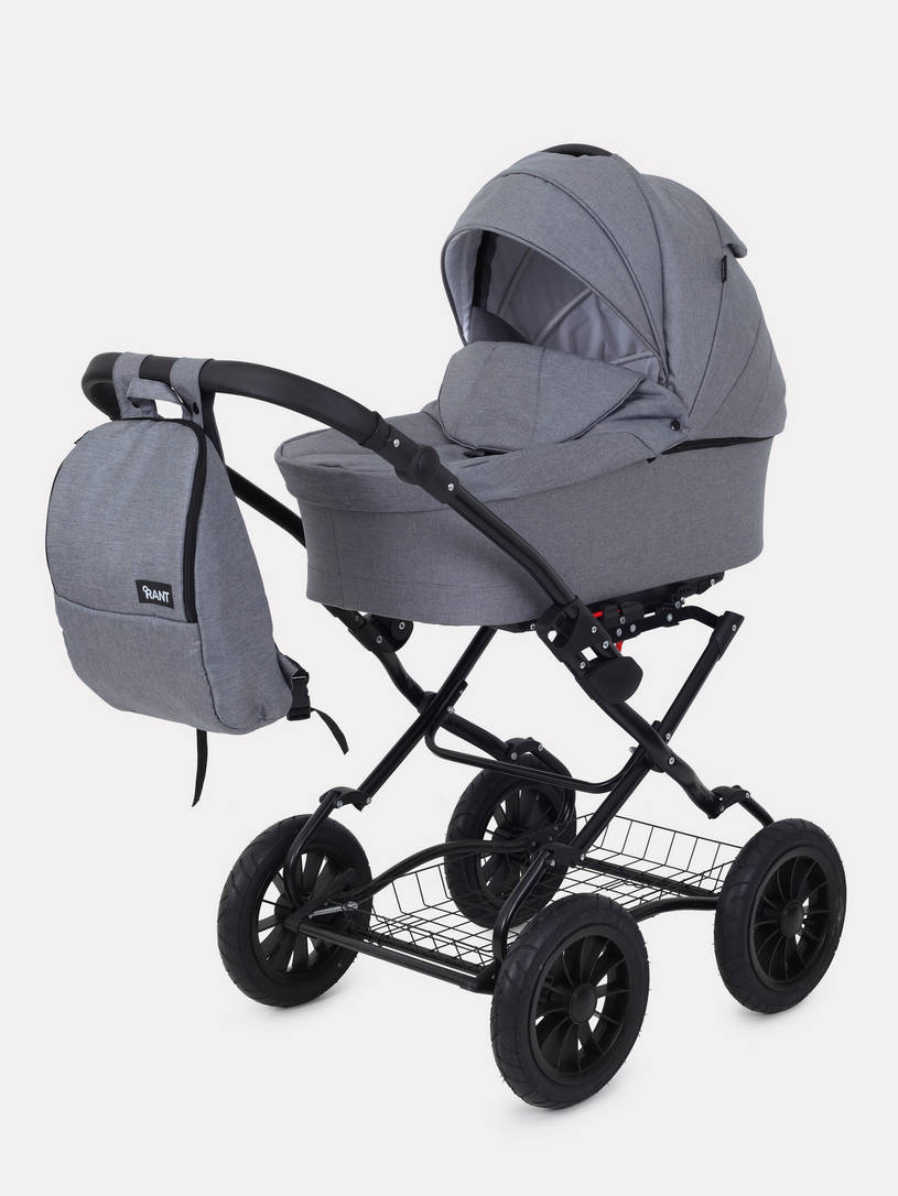 Коляска 2 в 1 Rant Siena Classic 2024 07 серый