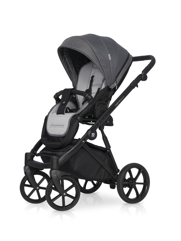 Коляска 3 в 1 Riko Nano Pro 02 onyx
