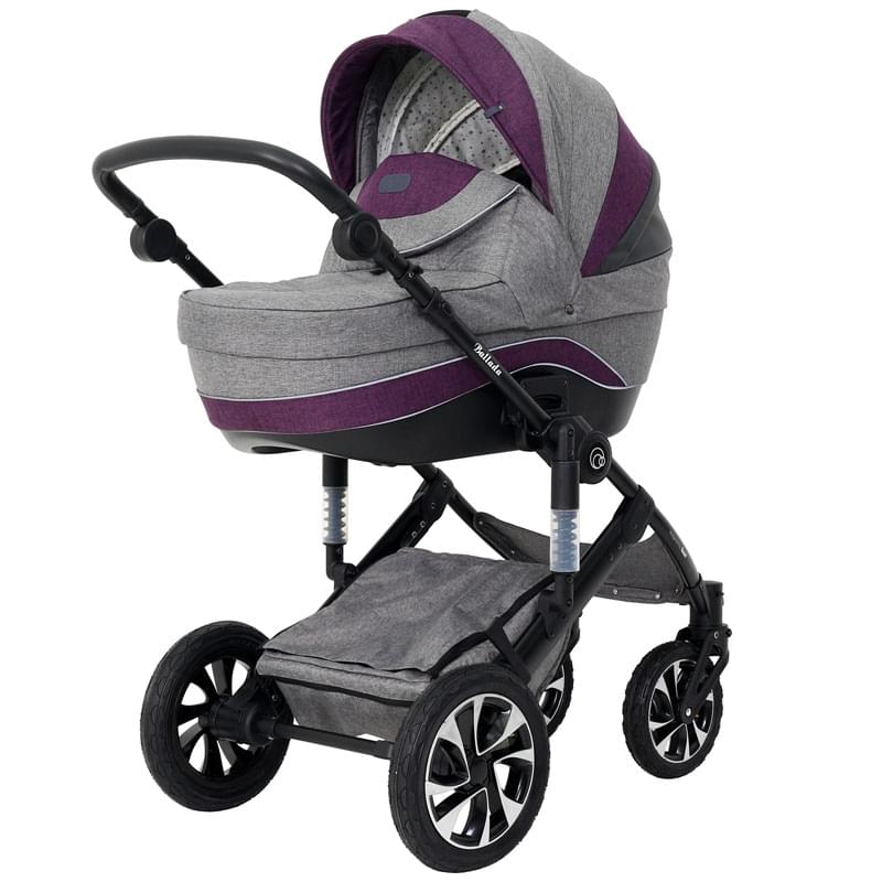 Модульная Коляска 2 в 1 Rant Ballada серо-бордовый