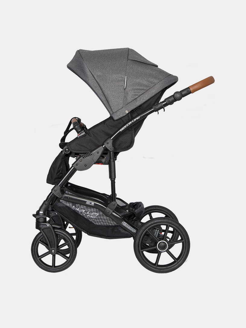 Коляска 2 в 1 Riko Basic Bella Life 06 anthracite