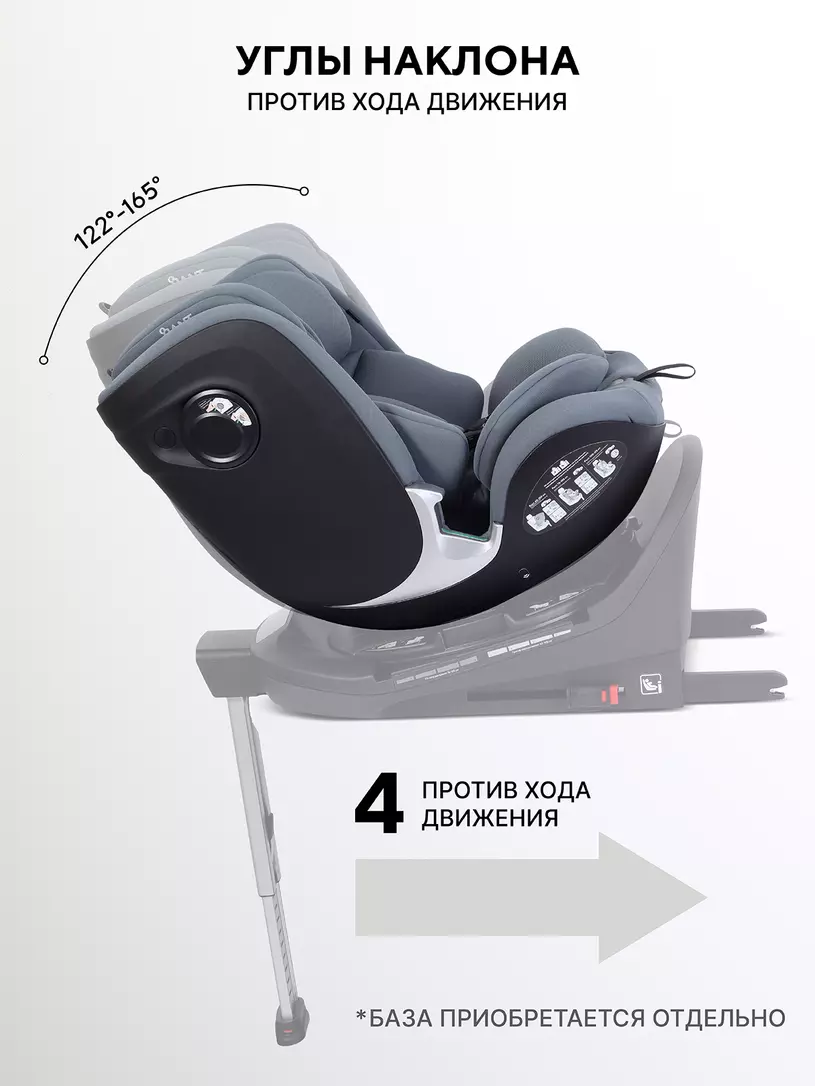 Автокресло Rant Aster Max (40-125 см) Graphite