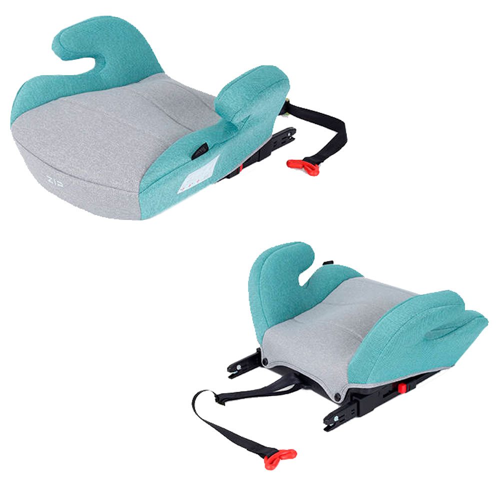 Автокресло-бустер Rant Zip isofix 3 (22-36 кг) grey-mint