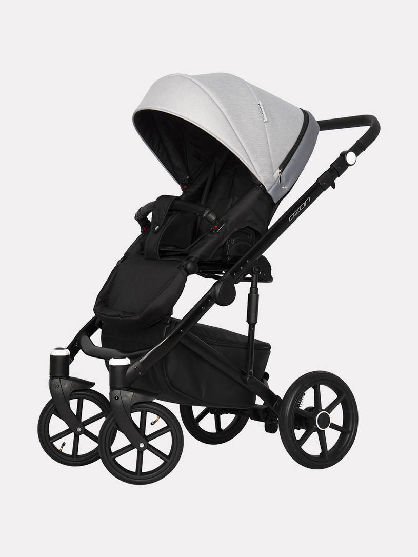 Коляска 2 в 1 Riko Basic Ozon Shine 03 серый