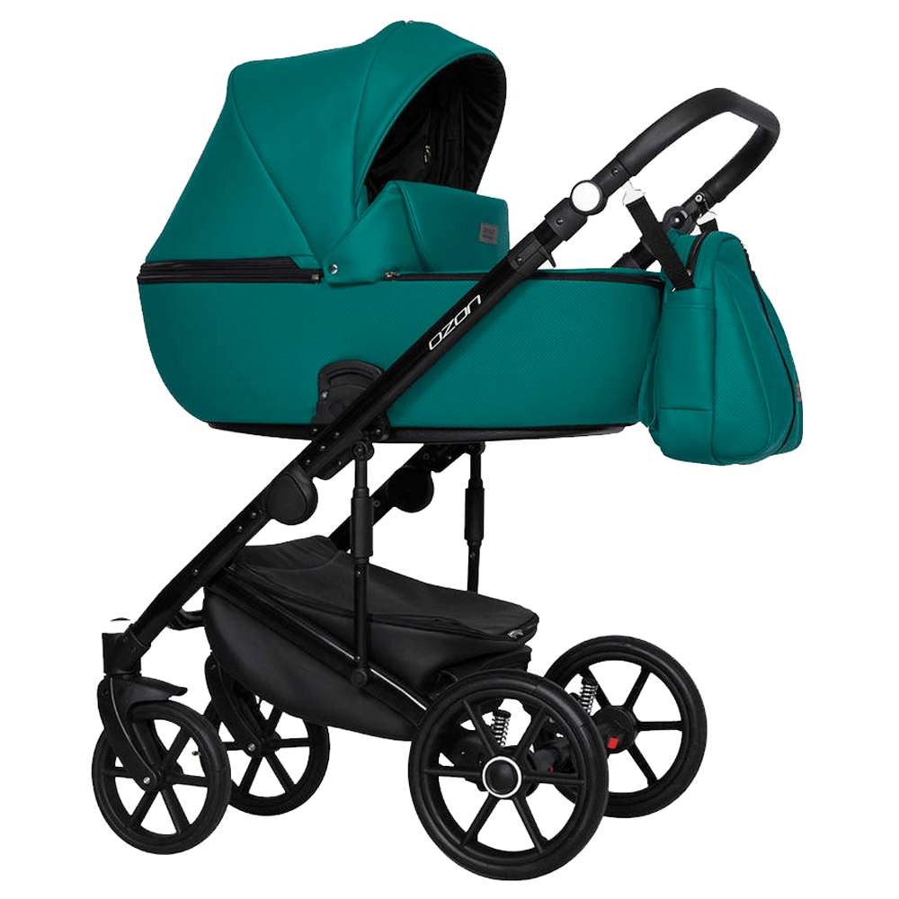 Коляска 2 в 1 Riko Basic Ozon Ecco 22 изумрудный