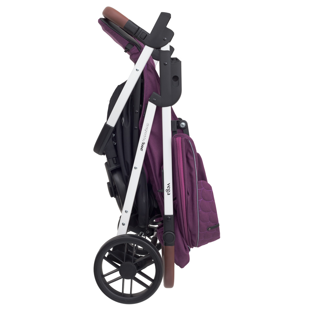Коляска прогулочная Rant Vega Trends Lines purple (2021). Цвет: Фиолетовый