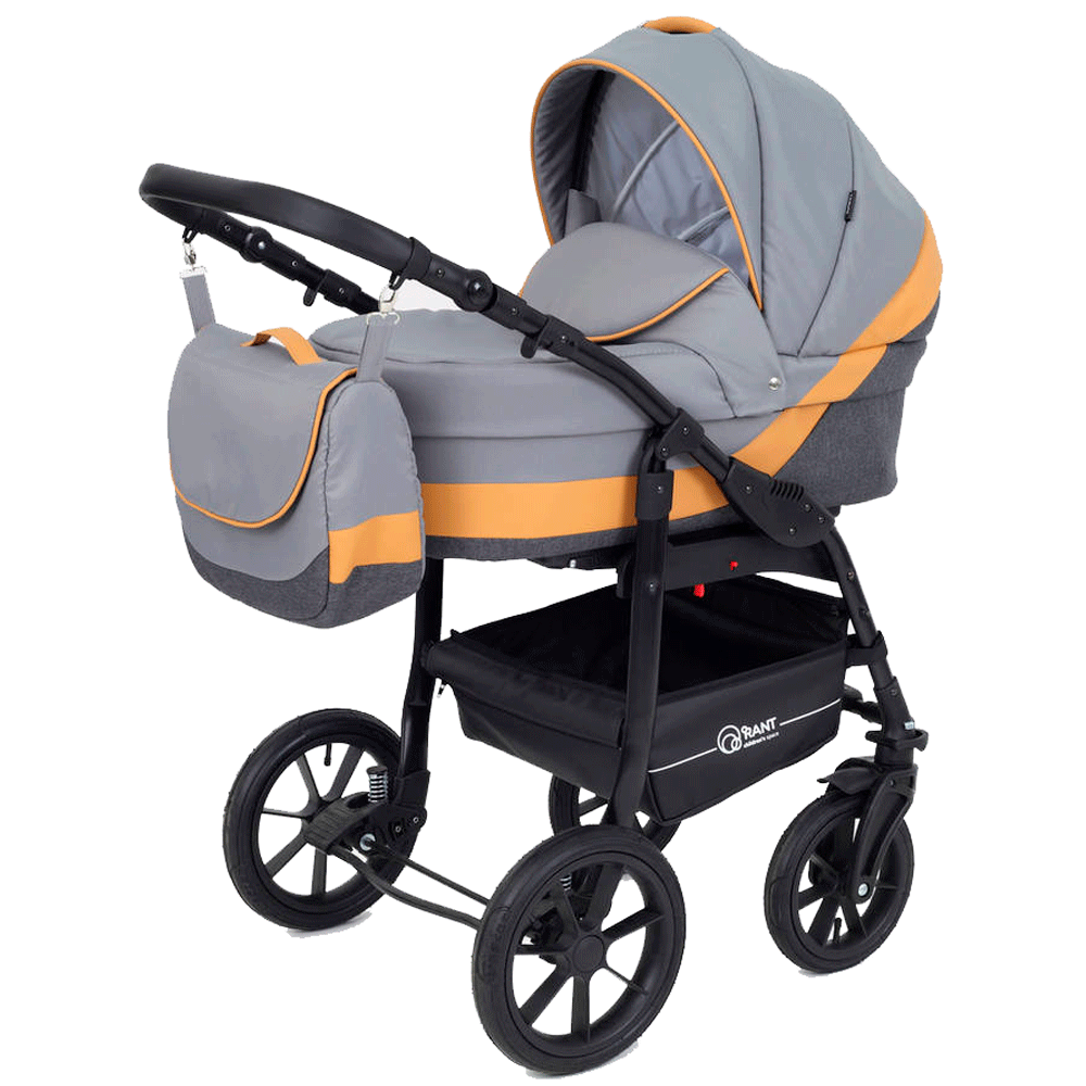 Коляска 3 в 1 Rant Patio Grey/yellow