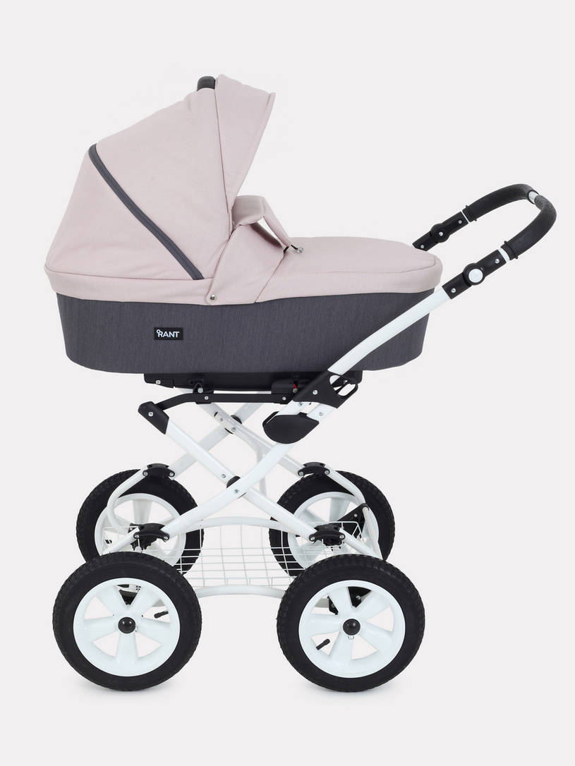 Коляска 2 в 1 Rant Dream Classic 03 серый-розовый