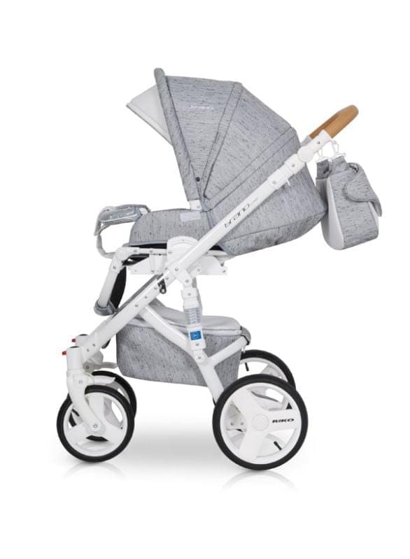 Коляска 2 в 1 Riko Bruno Luxe 05 серый