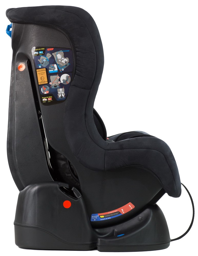 Автокресло детское Farfello GE-B серо+чёрный grey+black
