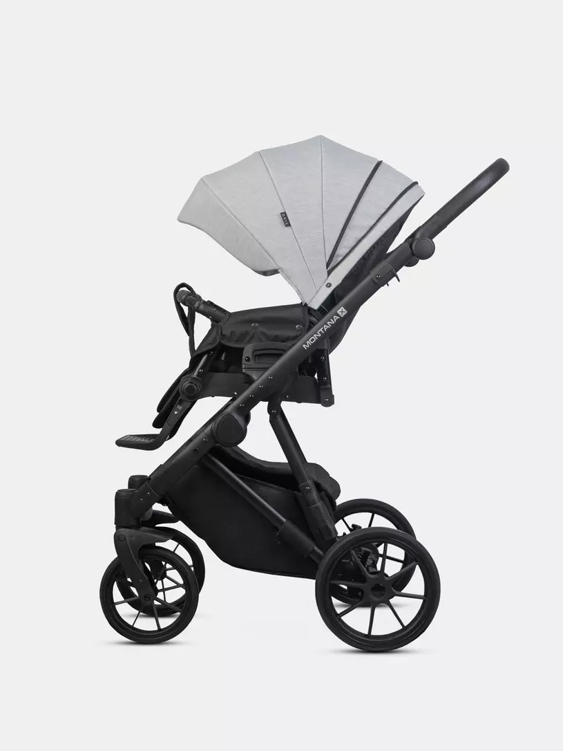 Коляска 2 в 1 Riko Basic Montana X 03 серый