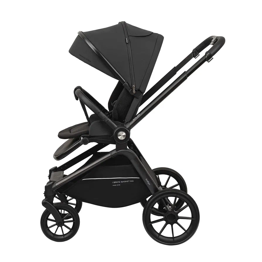 Коляска 3 в 1 Indigo SOLAR черный