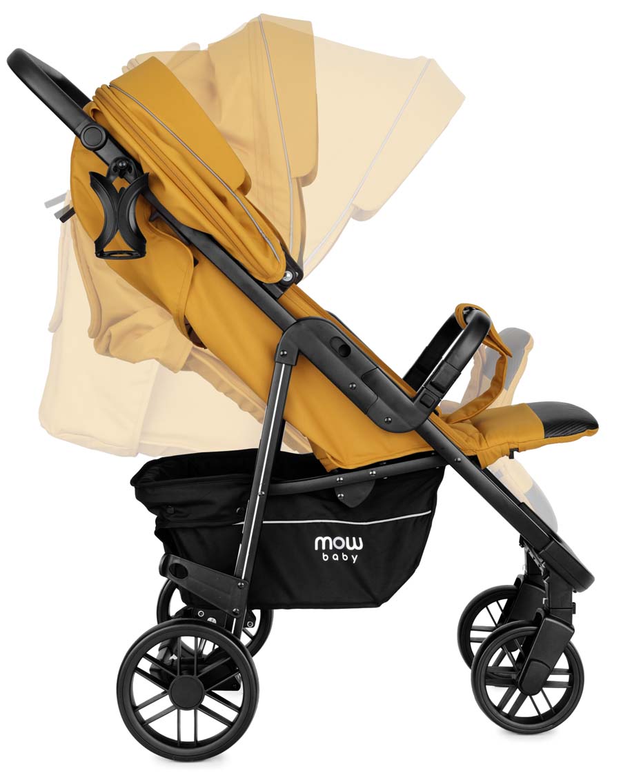 Коляска прогулочная Mowbaby Ride RA082 Ginger. Цвет: Оранжевый