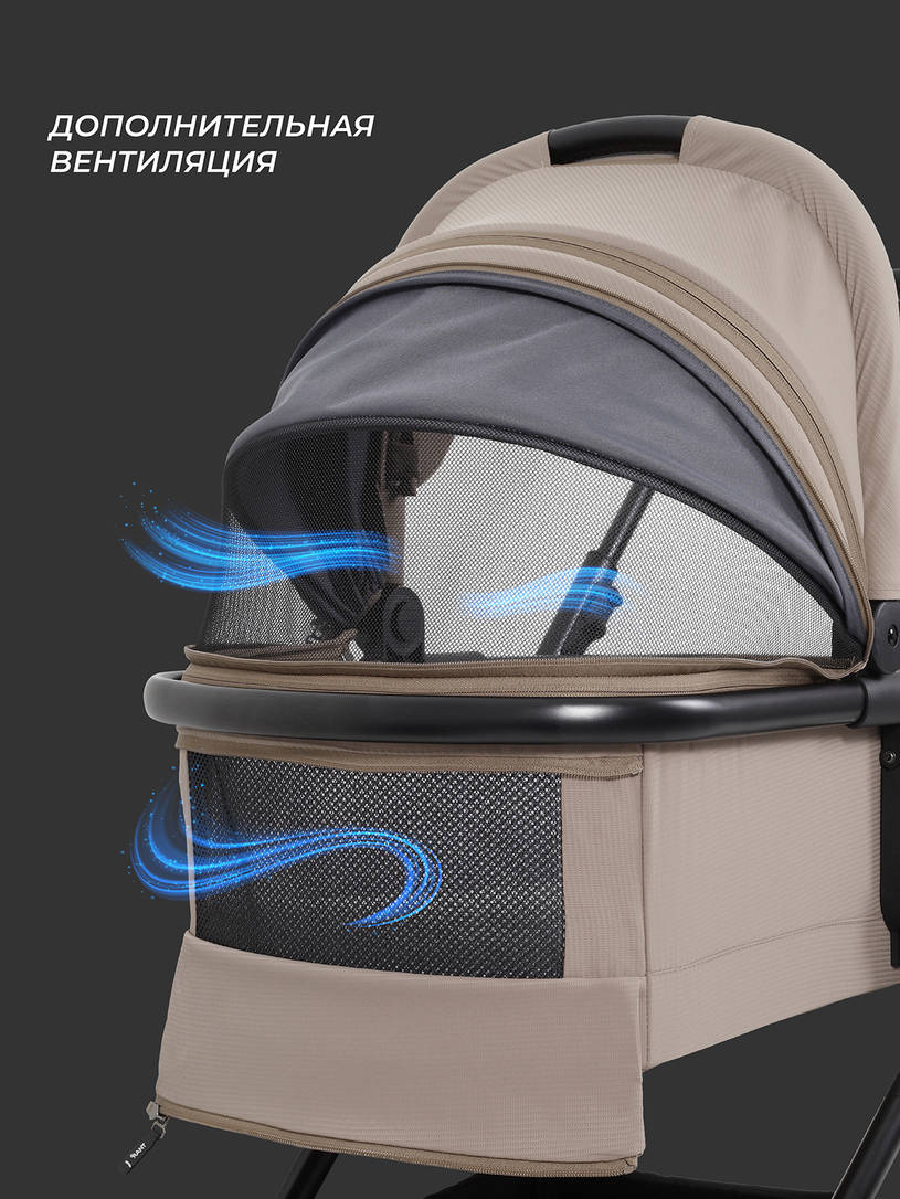 Коляска 2 в 1 Rant Moss 2025 Coffee