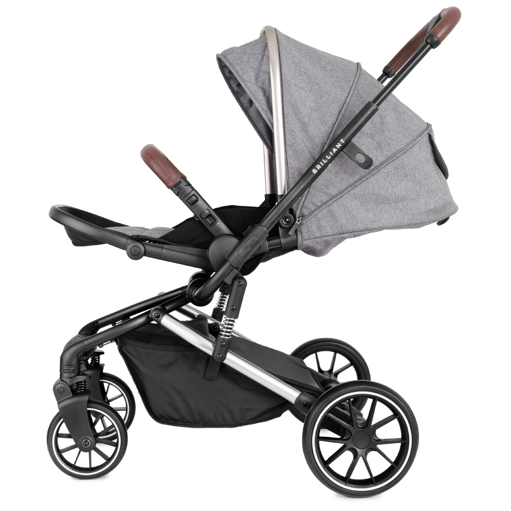 Коляска 2 в 1 Rant Brilliant Koala Grey темно-серый